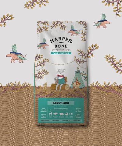 Harper and Bone Dog Adult Mini Wild Mountain