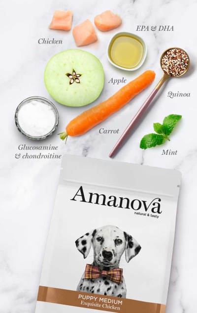 AMANOVA Puppy Medium Exquisite Chicken