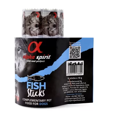 Alpha Spirit Sticks de Peixe (16 uni.)