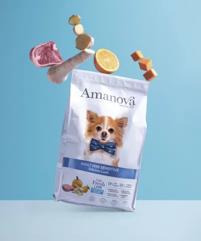 AMANOVA Grain Free Adult Mini Sensitive Delicious Lamb