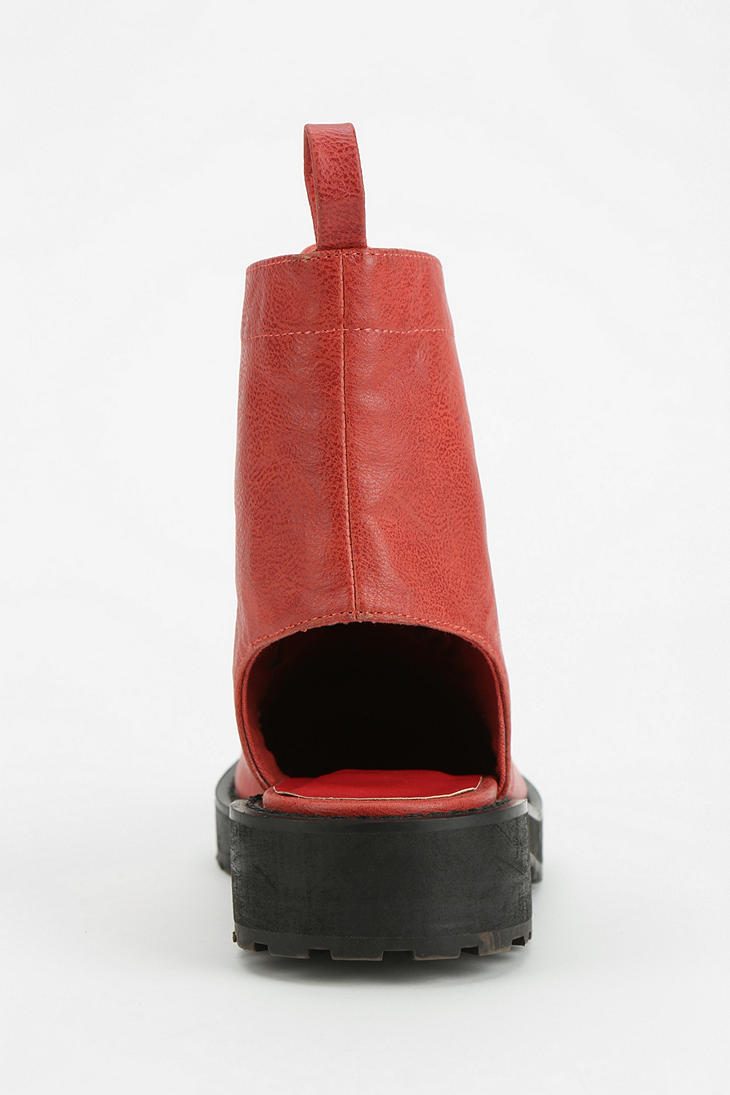 Deena & Ozzy Cutout Platform Ankle Boot