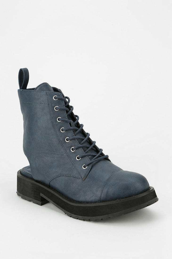 Deena & Ozzy Cutout Platform Ankle Boot