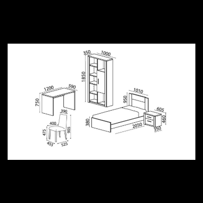 Quarto&#x20;de&#x20;Solteiro&#x20;Paris&#x20;I