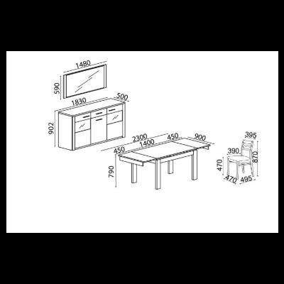 Sala&#x20;de&#x20;Jantar&#x20;Linha&#x20;Paris&#x20;II