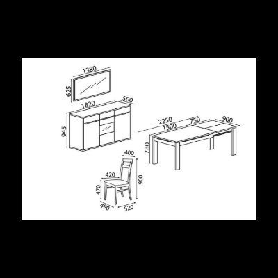 Sala&#x20;de&#x20;Jantar&#x20;Linha&#x20;Viena&#x20;I