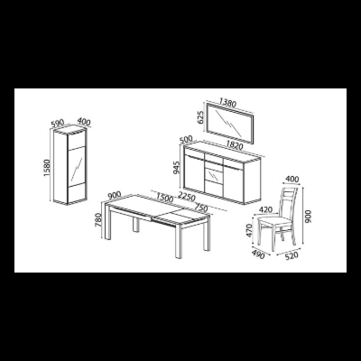 Sala&#x20;de&#x20;Jantar&#x20;Linha&#x20;Viena&#x20;II