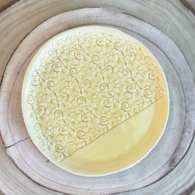 Prato Bordado Padrão