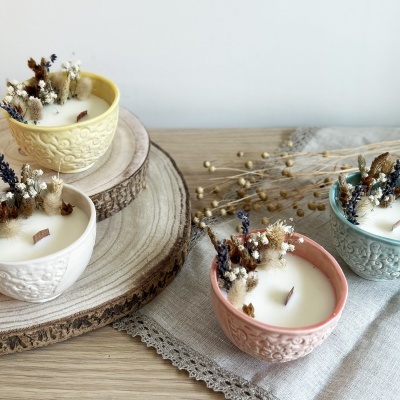 Vela Artesanal Bordados