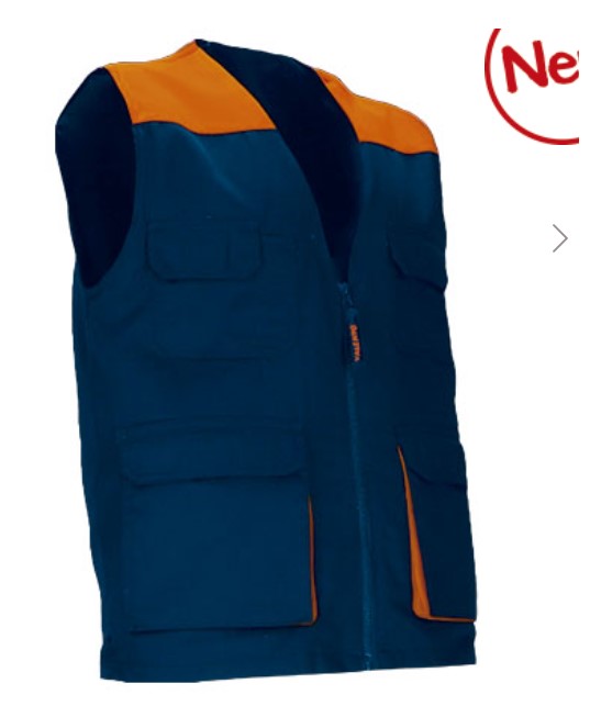 Colete de trabalho leve bicolor com múltiplos bolsos Colete de trabalho leve bicolor com múltiplos bolsos