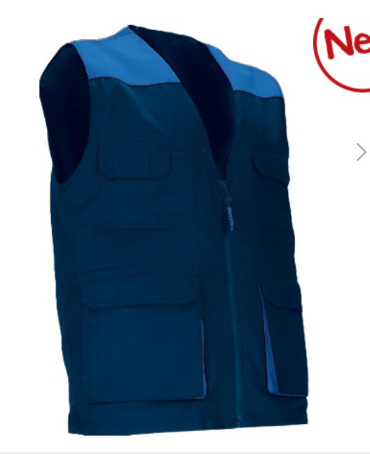 Colete de trabalho leve bicolor com múltiplos bolsos Colete de trabalho leve bicolor com múltiplos bolsos