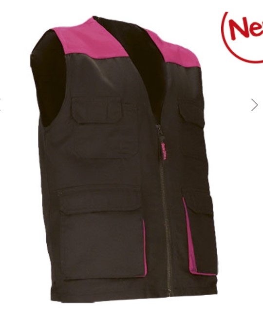 Colete de trabalho leve bicolor com múltiplos bolsos Colete de trabalho leve bicolor com múltiplos bolsos