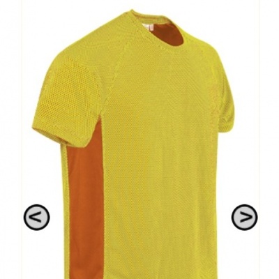 T-shirt técnica 100% Poliéster.