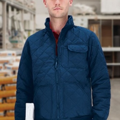 Casaco Acolchoado Husky com bolsos 100% Poliester