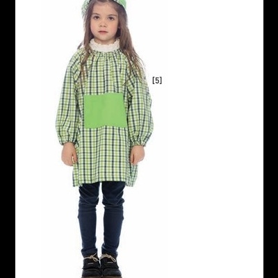 Bata criança Unissexo Xadrez  65% Poliéster  35% Algodão 140 gr/m