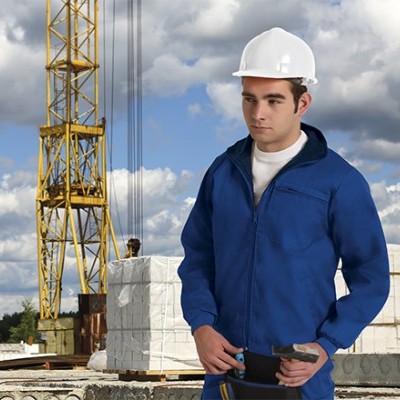 Casacos Sarja Tecido Exterior 65% Poliéster, 35% Algodão e Tecido Interior Polar