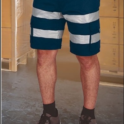 Bermuda de trabalho multibolsos de Visibilidade Aumentada 65% Poliester 35% Algodão