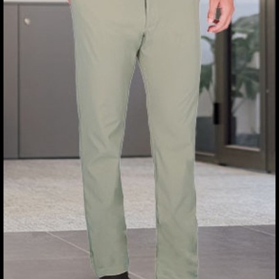 Calças chino elásticas 92% Poliémica 8% Elastano