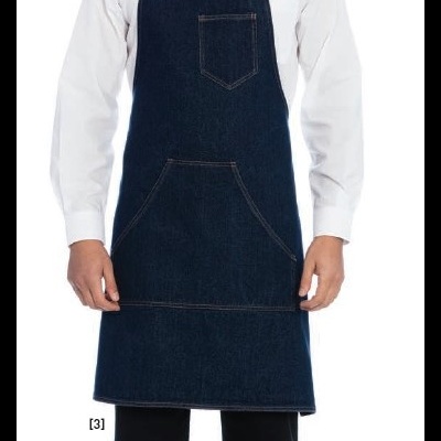 AVENTAL DE PEITO C/ MOLA E ILHÓS – GANGA 100% Algodão