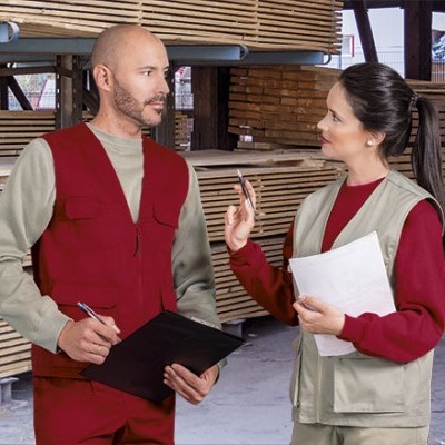 Colete  65% Poliéster  35% Algodão