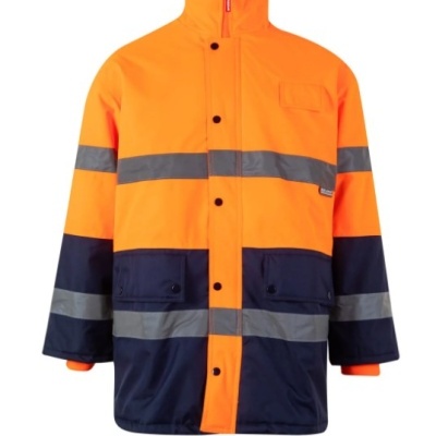 PARKA BICOLOR AV EXTERIOR: 100% POLIÉSTER COM RECUBRIMENTO DE POLIURETANO. FORRO: 100% POLIÉSTER. 180 GSM