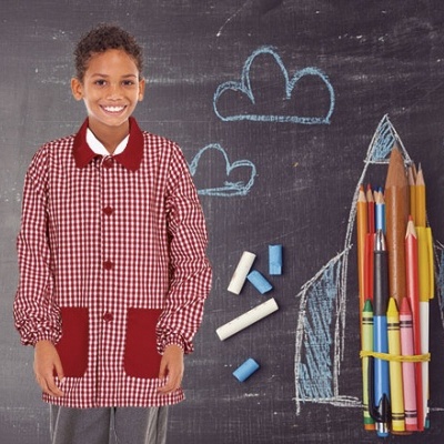 Bibe Escolar Criança 65% Poliéster 35% Algodão