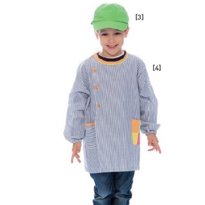 Bata Rapaz Riscas 65% Poliester 35% Algodão 130 gr/m2