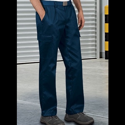 Calças multibolsos 100% algodão 210 g/m2 tecido de sarja.