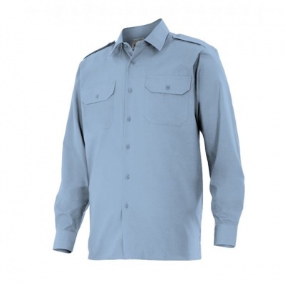 CAMISA ML HOMEM POPELÍNE 105 GRS 65% POLIÉSTER 35% ALGODÃO PENTIADO