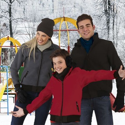 Casaco Softshell 74% Poliéster, 12% Acrílico, 9% PU, 5% Elastano