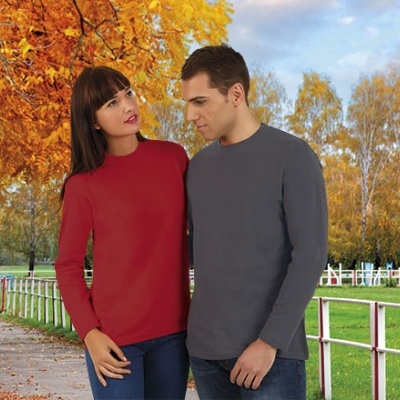 T-shirt top Com Manga 100% Algodão