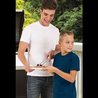 T-Shirt Mix Criança 65% Poliéster, 35% Algodão