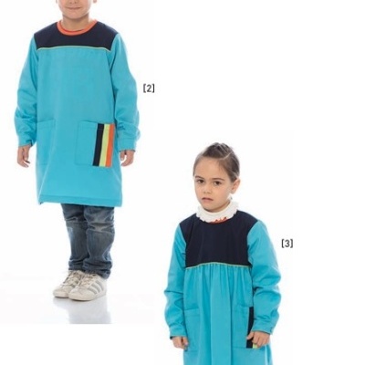 Bata Criança Canvas 65% poliéster 35% algodão