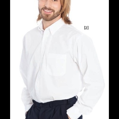 Camisa de Homem em Cambraia – Manga Curta | 65% Poliéster / 35% Algodão | 110 g/m²