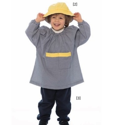 Bata criança unissexo  Xadrez  65% Poliéster  35% Algodão 130 gr/m2