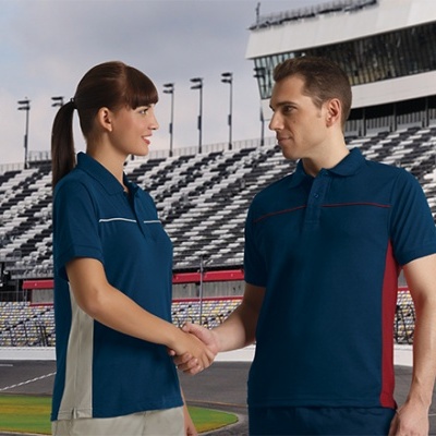 Polo Piqué Unissexo 50% Poliéster, 50% Algodão