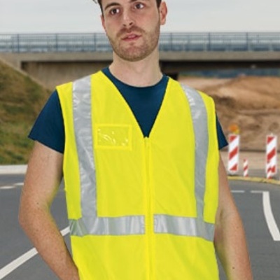 Colete refletor leve 160 Grs. 100% Poliester