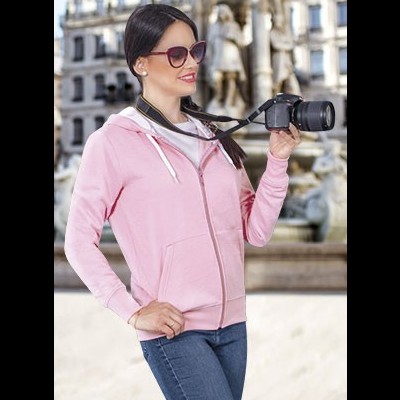 Sweatshirt mulher  100% Poliéster 280 grs / m2  de lã Escovado no Interior