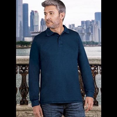 Polo Técnico 100% Poliéster de Manga Comprida