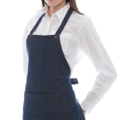 Avental Peito curto aperta C/ Mola Ganga 100% Algodão