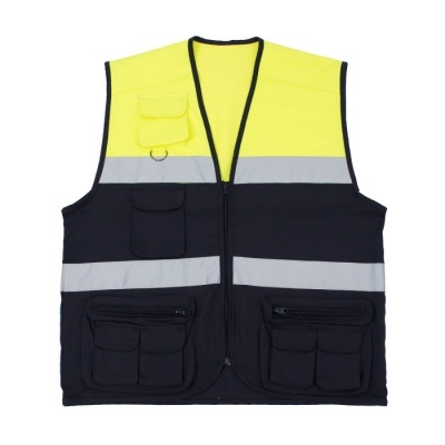 Colete Multibolsos Refletor 65% Poliéster 35% Algodão