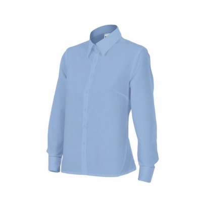 CAMISA ML SENHORA 115 GRS POPELÍNE 65% POLIÉSTER 35% ALGODÃO PENTIADO