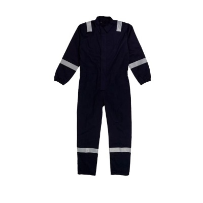 Fato-macaco retardante de chamas e anti-estático de visibilidade média