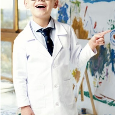 Bata Branca Criança Escolar