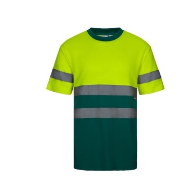 T-SHIRT ALGODÃO BICOLOR PIQUÉ. 55% ALGODÃO - 45% POLIÉSTER 150 GSM