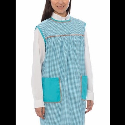 Bata educadora Xadrez  65% Poliester  35% Algodão 140 gr/m2