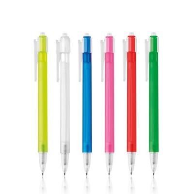 Esferográfica de plástico translúcido