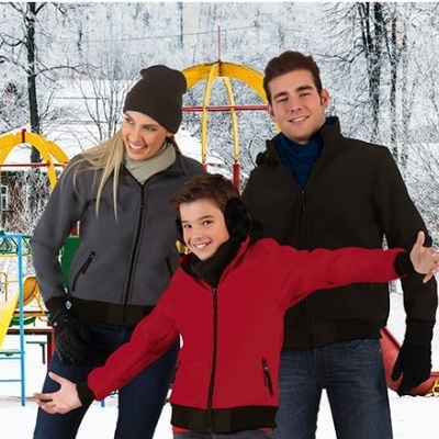 Casaco Criança Softshell 74% Poliéster, 12% Acrílico, 9% PU, 5% Elastano