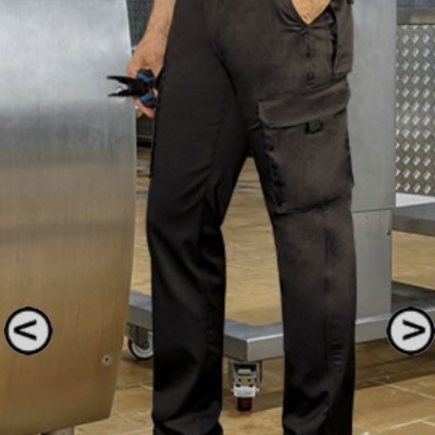 Calça 65% Poliéster, 35% Algodão, 5% Elastano 260 grs/m2