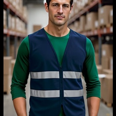 Colete leve de Visibilidade Realçada 100% Poliester 160 Grs