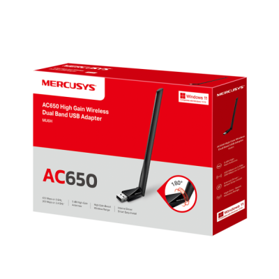 Mercursys AC650 High Gain Wireless Dual Band